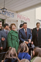 Nancy Reagan and Ronald Reagan 