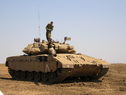 Israel Soldier on Tank